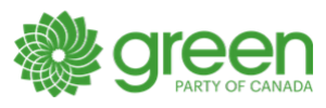Federal Election-Green party logo Image Alt Text
