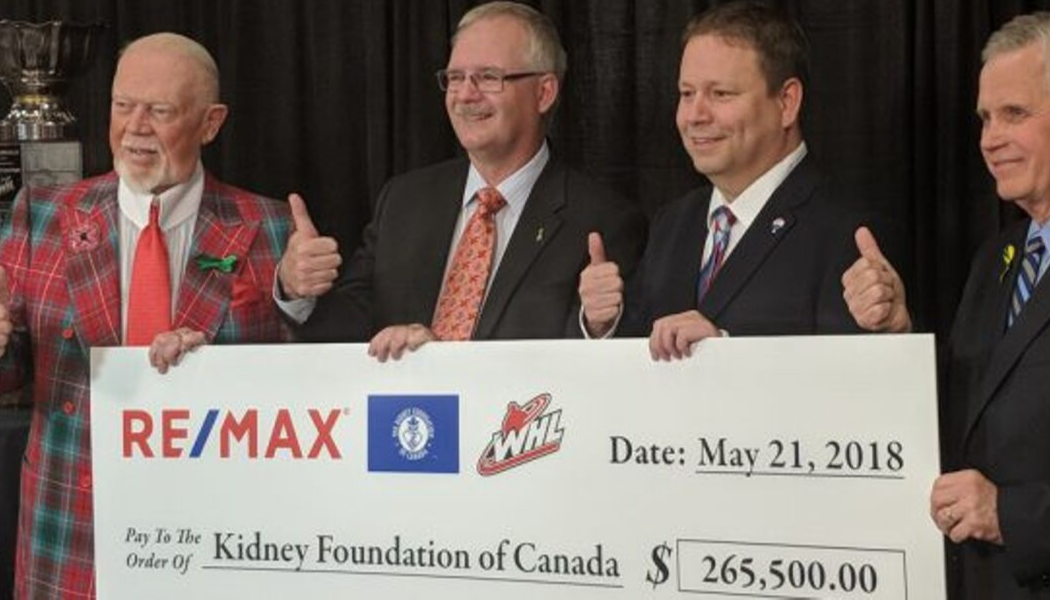 WHL Suits Up with Don Cherry to Promote Organ Donation, Raises over $265,500