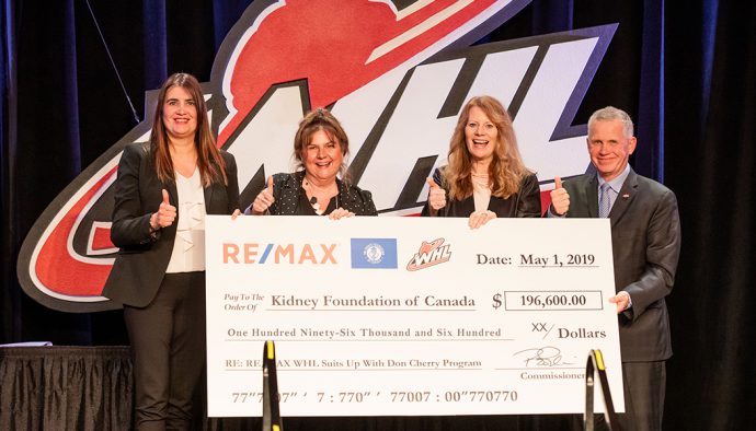 RE/MAX Presents: WHL Suits Up with Don Cherry to Promote Organ Donation Surpasses $460,000 Raised