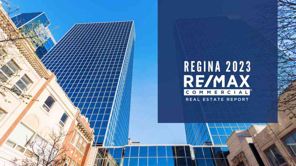Regina commercial real estate report with logo Regina commercial real estate report