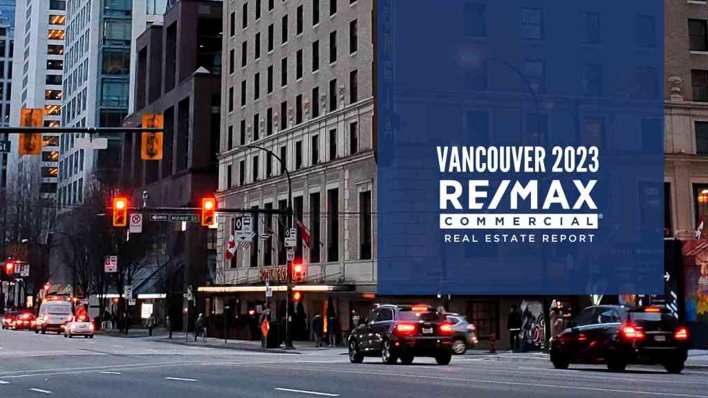 Vancouver commercial real estate report with logo Vancouver commercial real estate report with logo